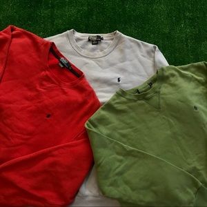 Set of 3 True 90s Vintage Polo Sweaters